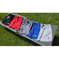 Szorty Patriotyczne czerwone z Orłem | Spodenki z Kieszeniami na Suwak