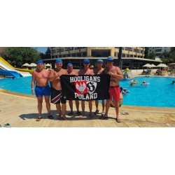 ręcznik dla kibica, ręcznik plażowy kibicowski, ręcznik na basen, hool