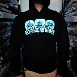 Bluza No Face No Name – świecący nadruk, uliczny styl | Imperium Sklep