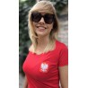 Koszulka damska z Orłem - czerwona