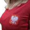 Koszulka damska z Orłem - czerwona
