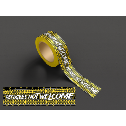 Taśma REFUGEES NOT WELCOME