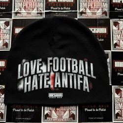 Czapka LOVE FOOTBALL HATE ANTIFA