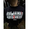 Bluza Love Animal Hate Antifa – IMPERIUM Streetwear