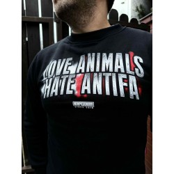 Bluza Love Animal Hate Antifa – IMPERIUM Streetwear
