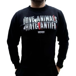 Bluza Love Animal Hate Antifa – IMPERIUM Streetwear