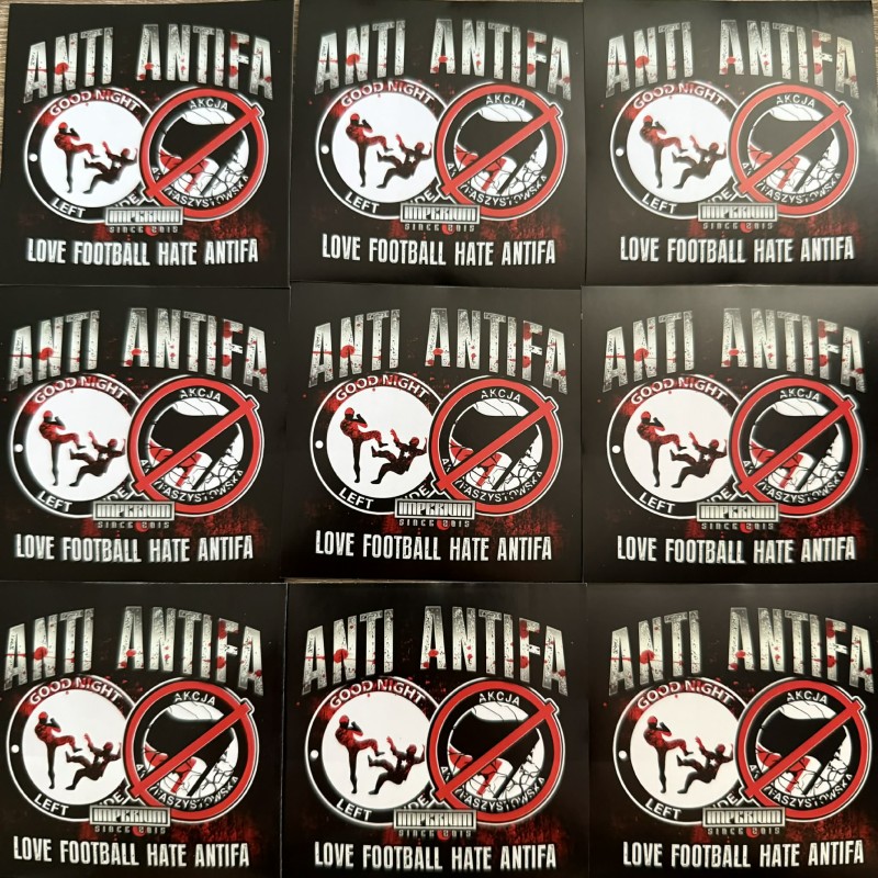 Vlepki ANTI ANTIFA - LOVE FOOTBALL HATE ANTIFA