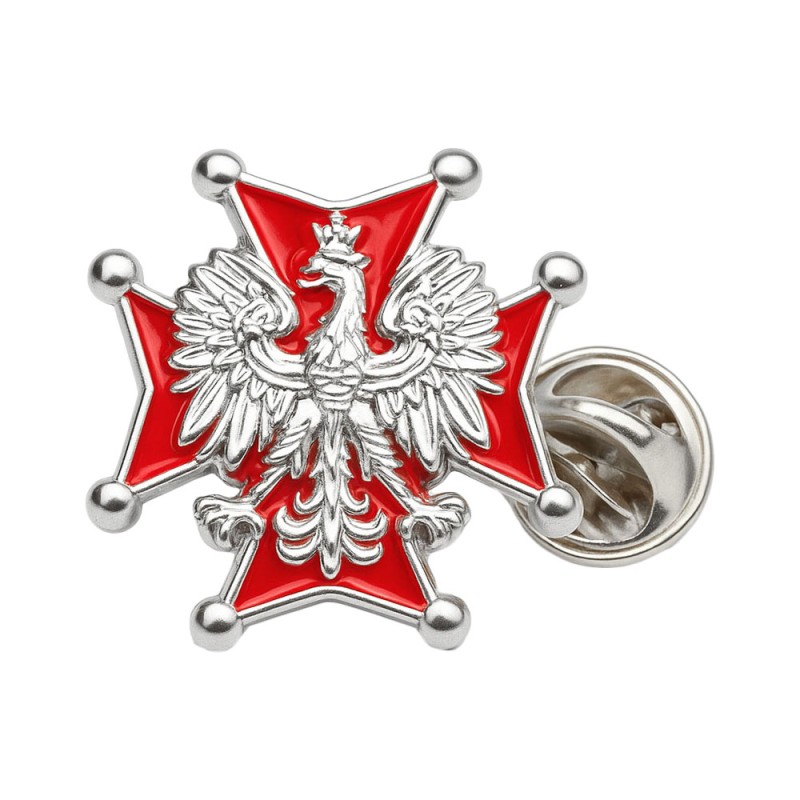 Pins patriotyczny - Krzyż Zasługi