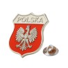 Pins patriotyczny - Tarcza z Orłem