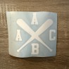 Naklejka samochodowa A.C.A.B.