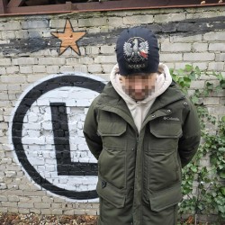 Czapka patriotyczna - Orzeł z Flagą