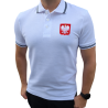 Biała koszulka polo - Godło Polski