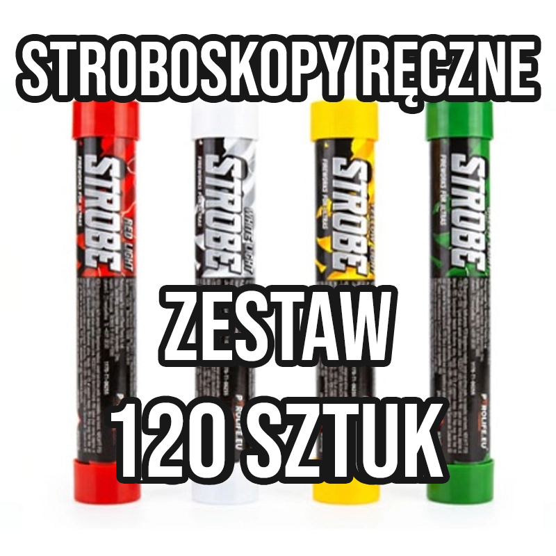Stroboskopy ręczne - zestaw 150 sztuk