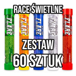 Race świetlne - zestaw 60 sztuk