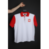 Koszulka POLO biało-czerwona z Godłem Polski