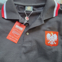 copy of Koszulka POLO biało-czerwona z Godłem Polski