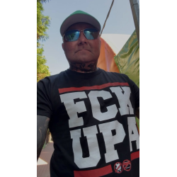 Koszulka FCK UPA - anty upa - czarna