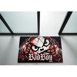 Wycieraczka „Bad Boy” z czaszką i łańcuchami | Imperium