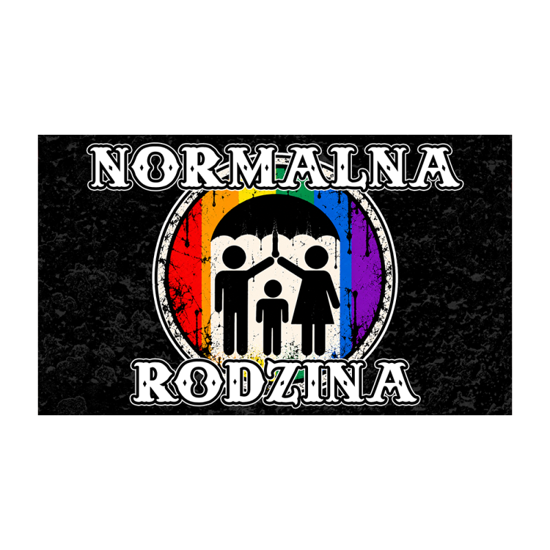 Wycieraczka „Normalna rodzina” – antytęczowy wzór | Imperium