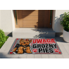 Wycieraczka „Uwaga, groźny pies” z yorkiem | Imperium