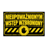 Wycieraczka „Nieupoważnionym wstęp wzbroniony” | Imperium