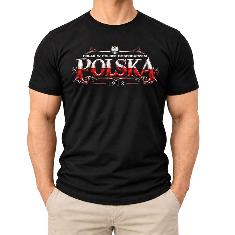 Koszulka patriotyczna Polska - Polak w Polsce gospodarzem | Imperium