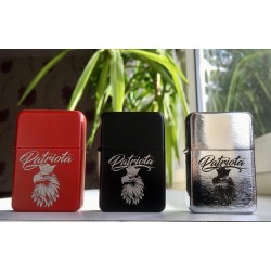 Zapalniczka PATRIOTA srebrna