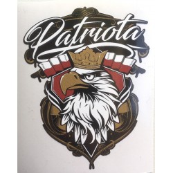 Naklejka samochodowa PATRIOTA