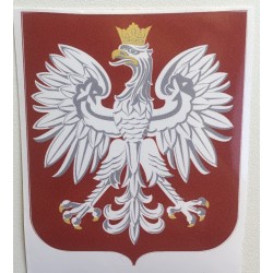 Naklejka na samochód GODŁO POLSKI
