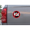 Naklejka na samochód 60-tka STOP POMÓWIENIOM