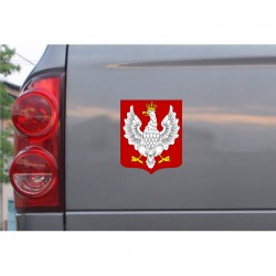 Naklejka ORZEŁ II RP na samochód