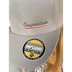 Czapka SNAPBACK szara HAFT Imperium