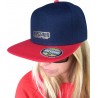 Czapka SNAPBACK PROUD TO BE POLISH granatowa z czerwonym daszkiem