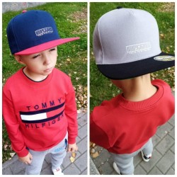 Czapka SNAPBACK PROUD TO BE POLISH granatowa z czerwonym daszkiem