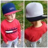 Czapka SNAPBACK PROUD TO BE POLISH granatowa z czerwonym daszkiem