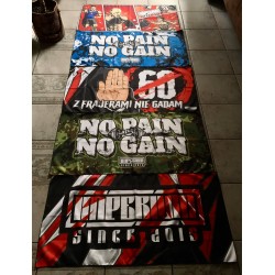 Ręcznik NO PAING NO GAIN niebieski mały