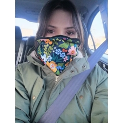 Półkomin polarowy KWIATY