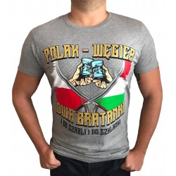 Koszulka Polak Węgier szara