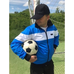 Bluza poliestrowa PROUD TO BE POLISH niebiesko-biała