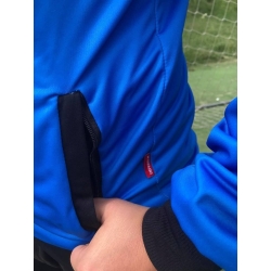 Bluza poliestrowa PROUD TO BE POLISH niebiesko-biała