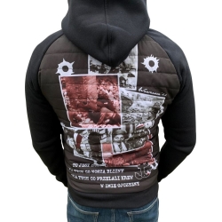 Bluza pikowana rozsuwana HOŁD z kapturem