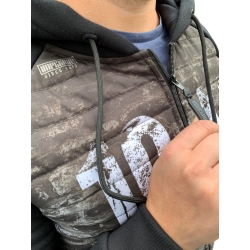 Bluza pikowana rozsuwana HOŁD z kapturem