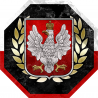 Vlepki octagon Orzeł II RP