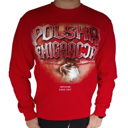 Bluza POLSKA EMIGRACJA czerwona