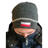 Klasyczna czapka zimowa Flaga Polski