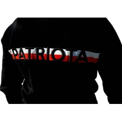 Bluza PATRIOTA czarna stójka