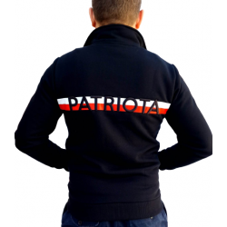 Bluza PATRIOTA czarna stójka