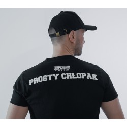 Czarna koszulka FOKSIO - PROSTY CHŁOPAK