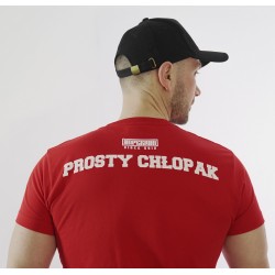 Czerwona koszulka FOKSIO - PROSTY CHŁOPAK