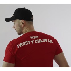 Czerwona koszulka FOKSIO - PROSTY CHŁOPAK